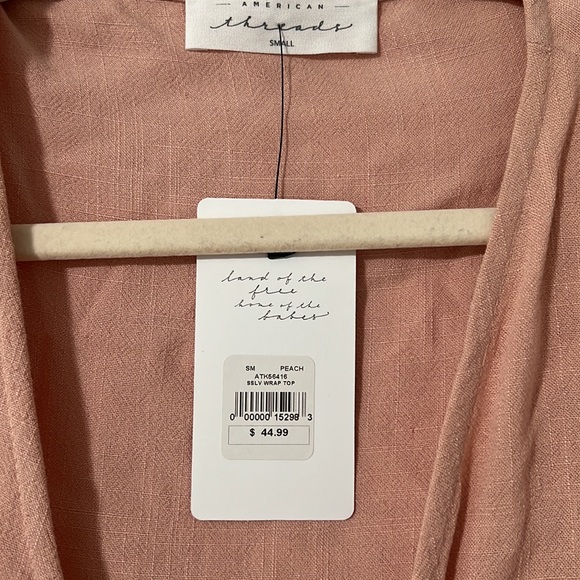 Pink wrap top - Picture 2 of 5